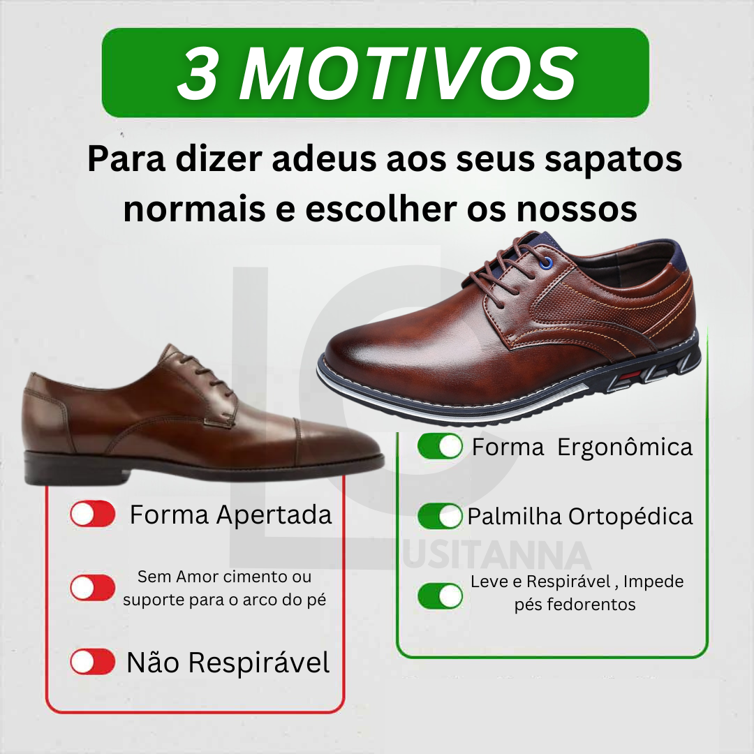 Sapato Masculino Oxford - Super Confortável