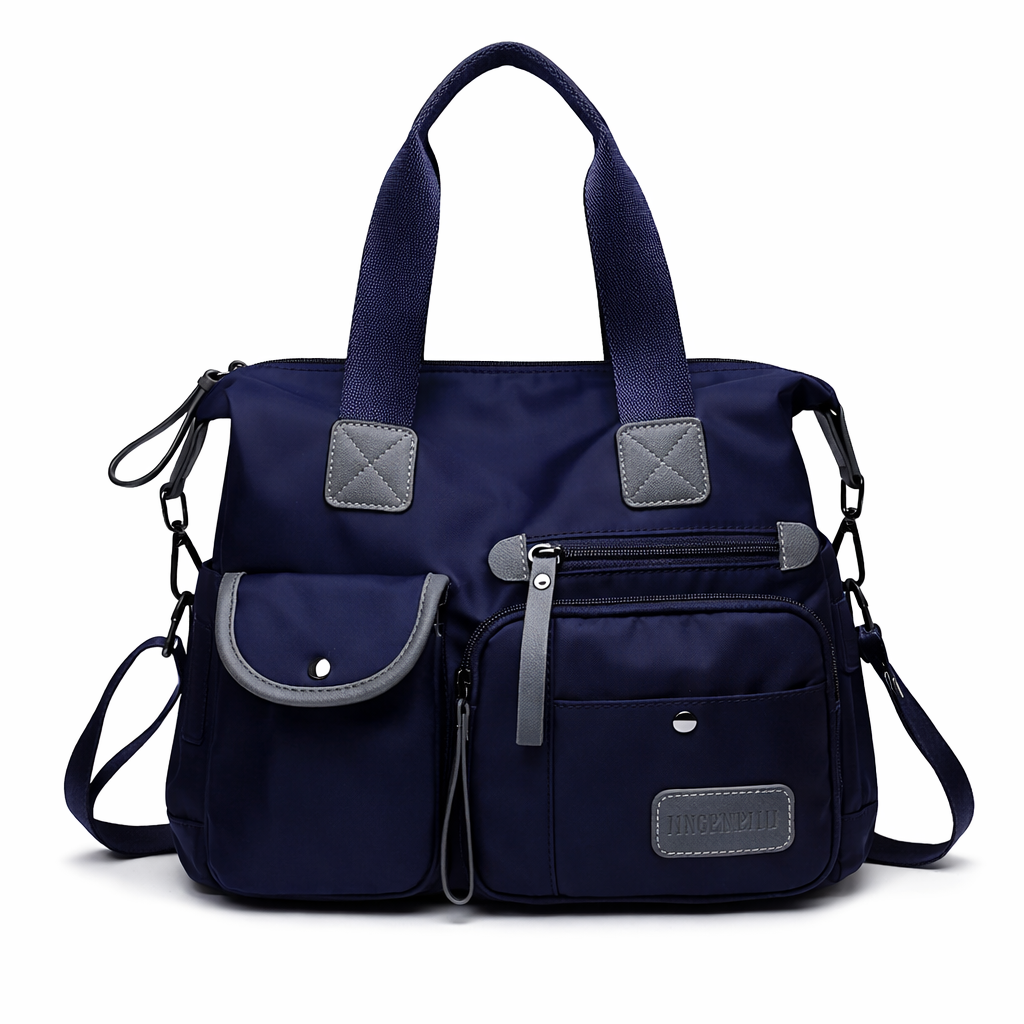 Sac en nylon urbain – Élégance rétro