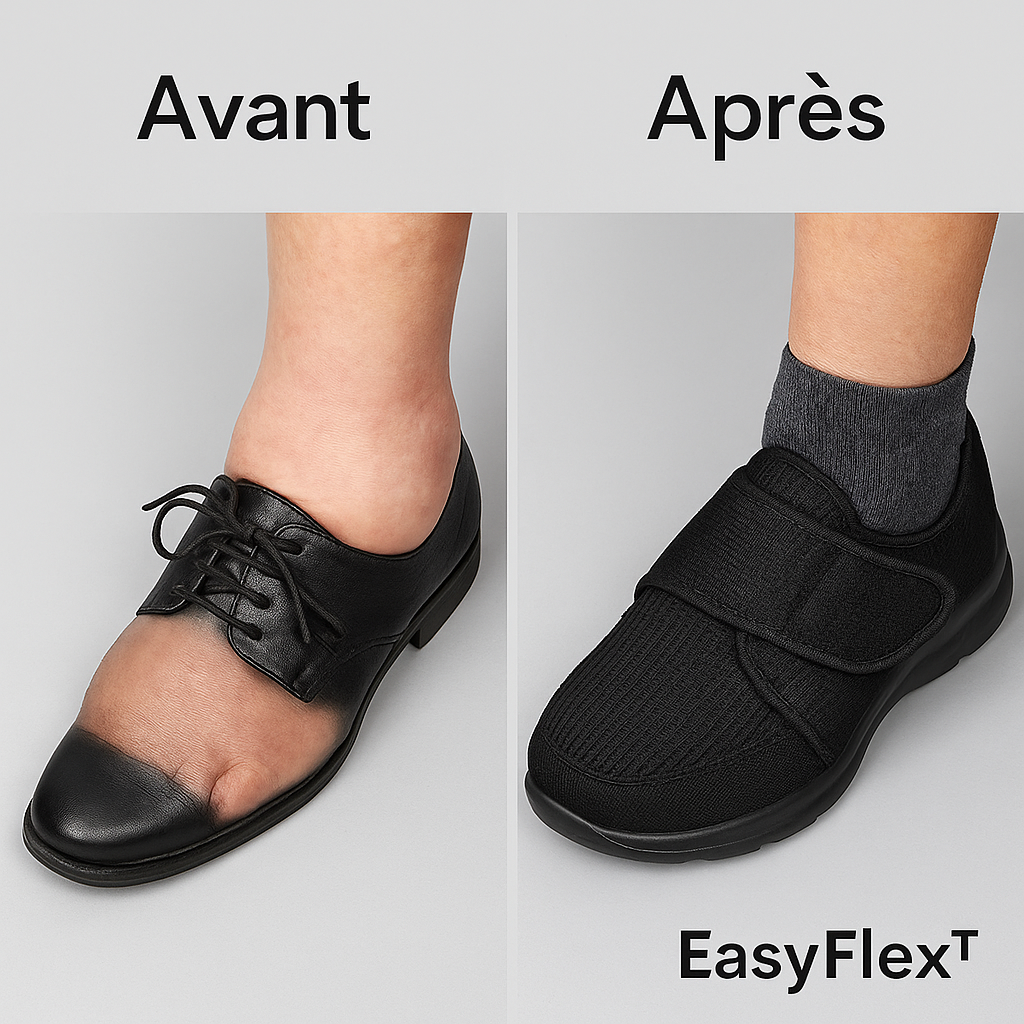 EasyFlex™ – Sapatos Ortopédicos de Conforto Absoluto