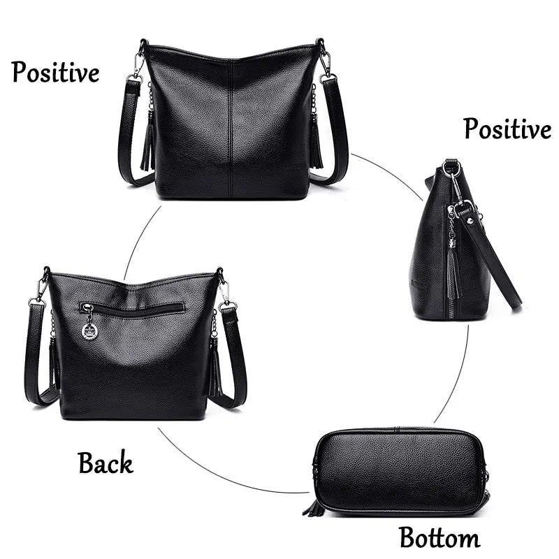 Bolsa "Lany Soft Tassel" – Elegância Casual com Estilo