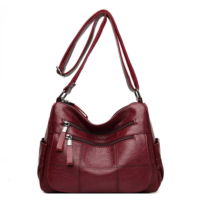 Bolsa “Nappa Lux” – Couro Vegan Impermeável com Estilo Casual Premium