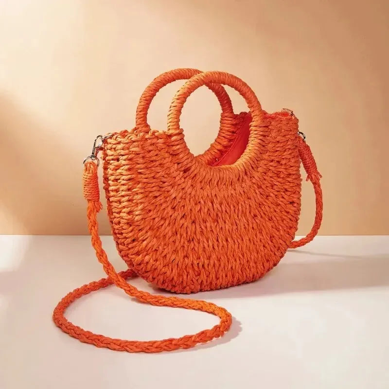 Bolsa de Palha "Meia-Lua de Verão"