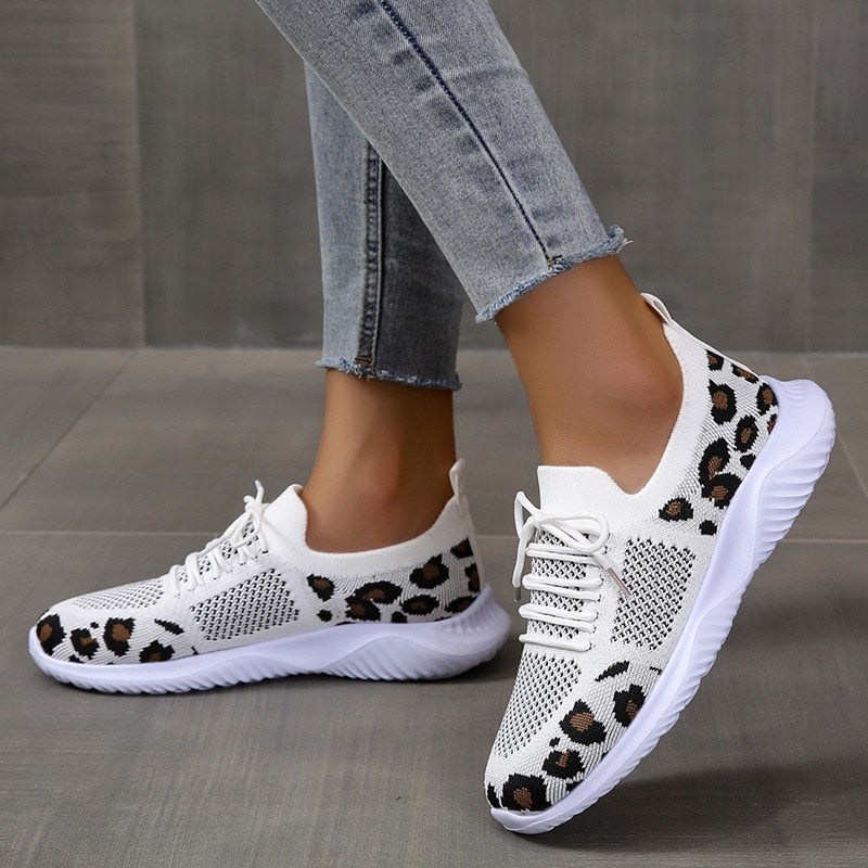 Ténis Semi - Ortopédico Feminino Leopard