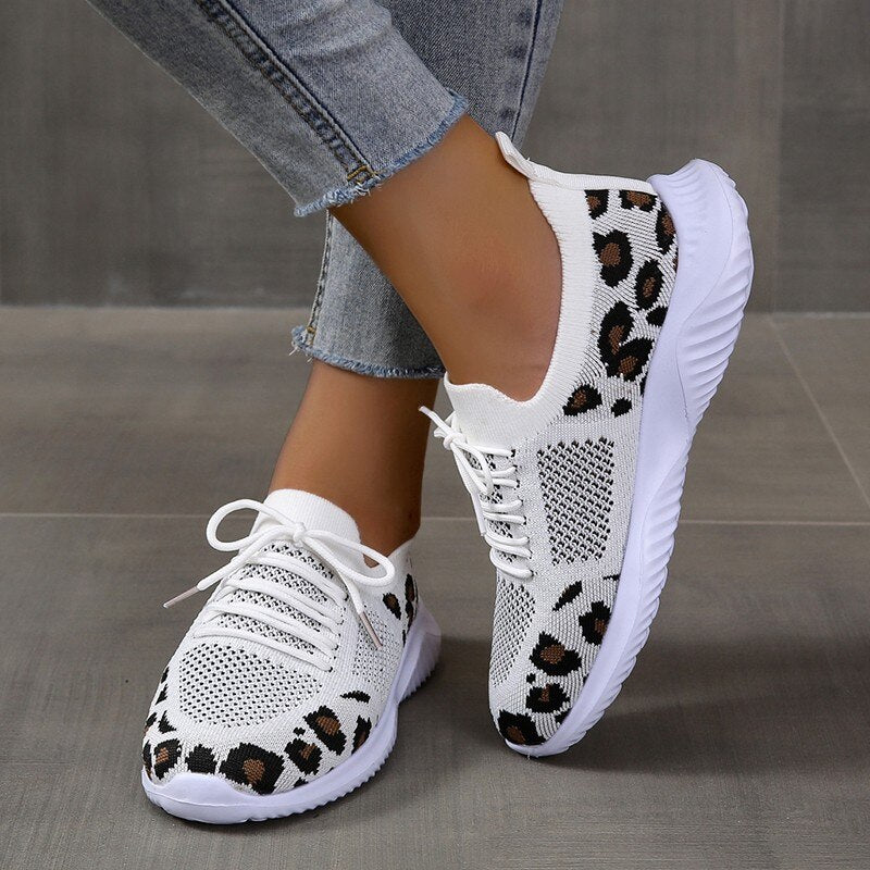 Ténis Semi - Ortopédico Feminino Leopard