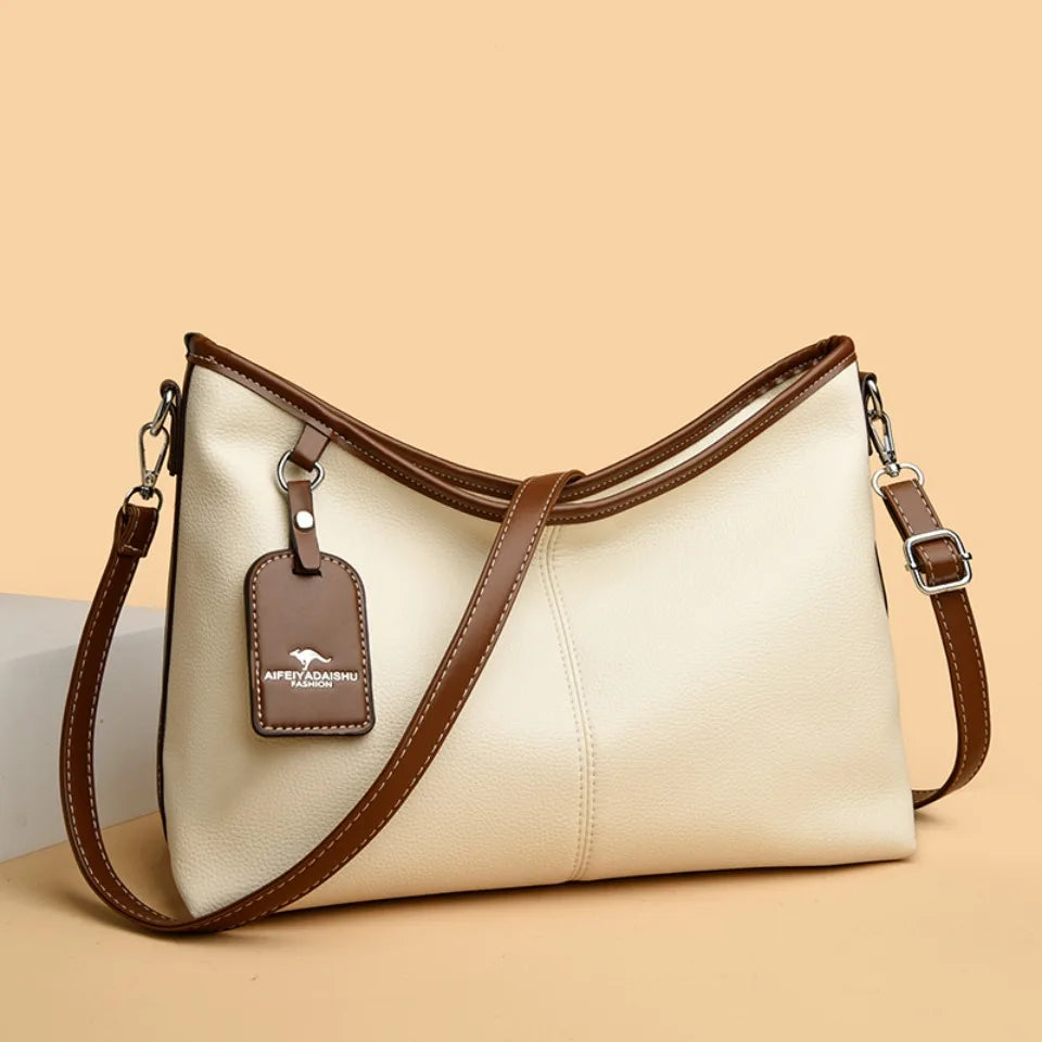 Bolsa Bucket Elegância Bicolor