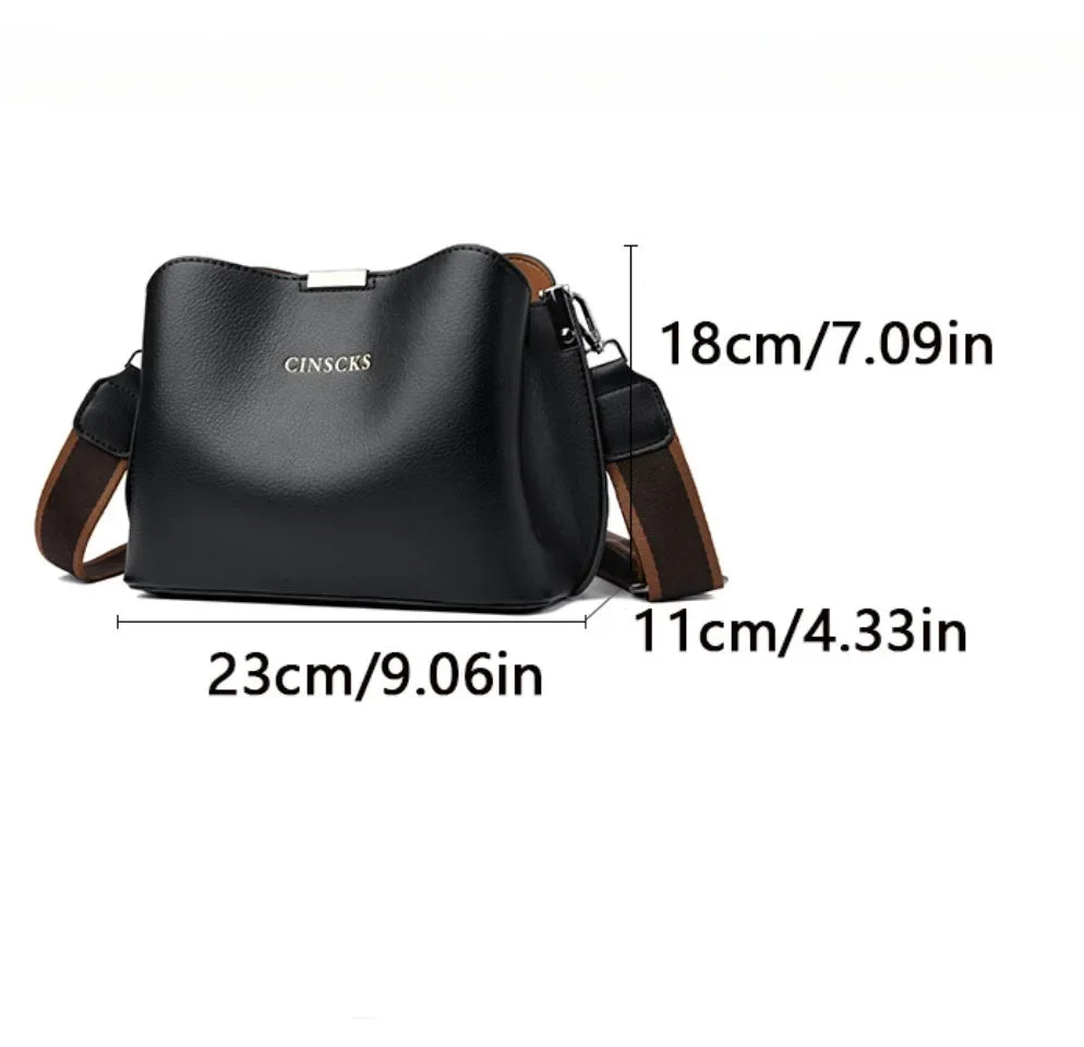 Bolsa Feminina Elegância Três Camadas