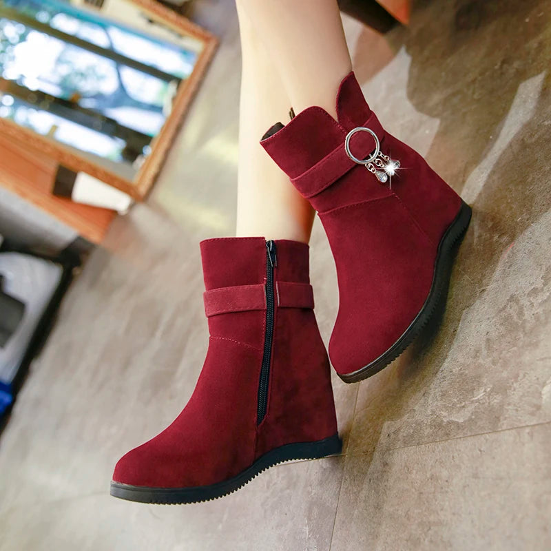 Marselha - Bota Rasa Elegante Confortável e Quentinha