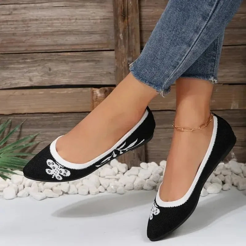 Noir - Sapato estilo bailarina muito elegante e confortável