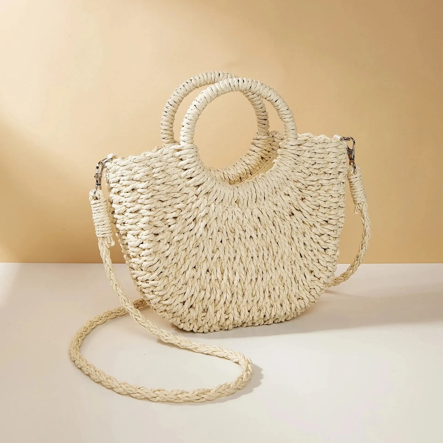 Bolsa de Palha "Meia-Lua de Verão"