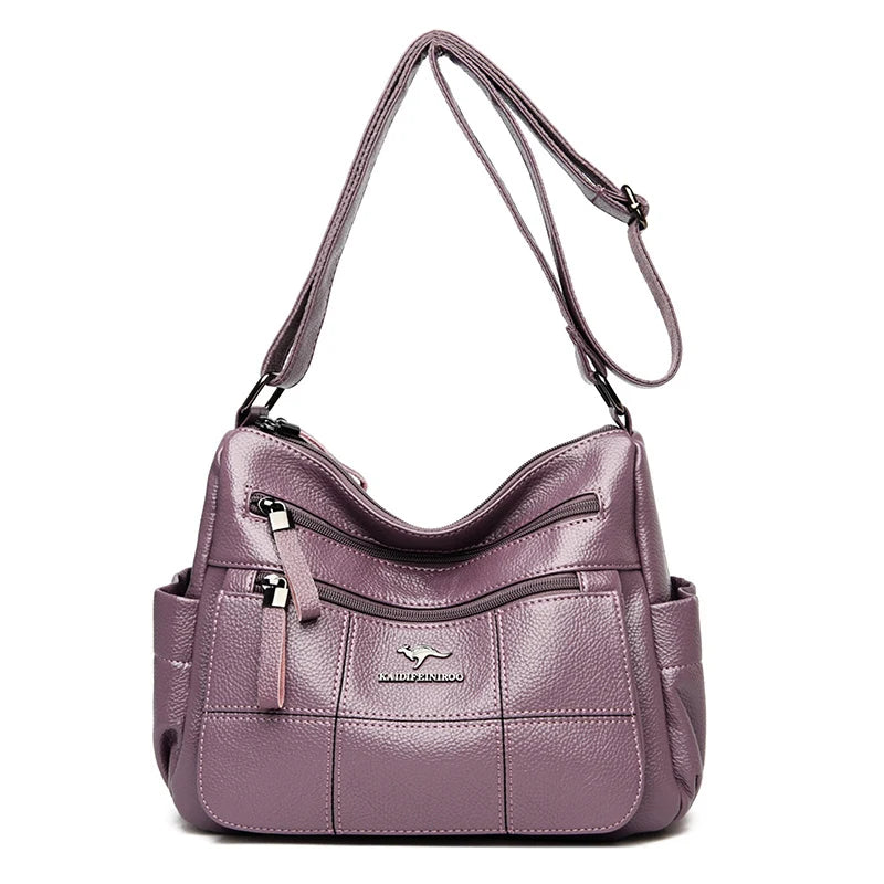 Bolsa “Nappa Lux” – Couro Vegan Impermeável com Estilo Casual Premium