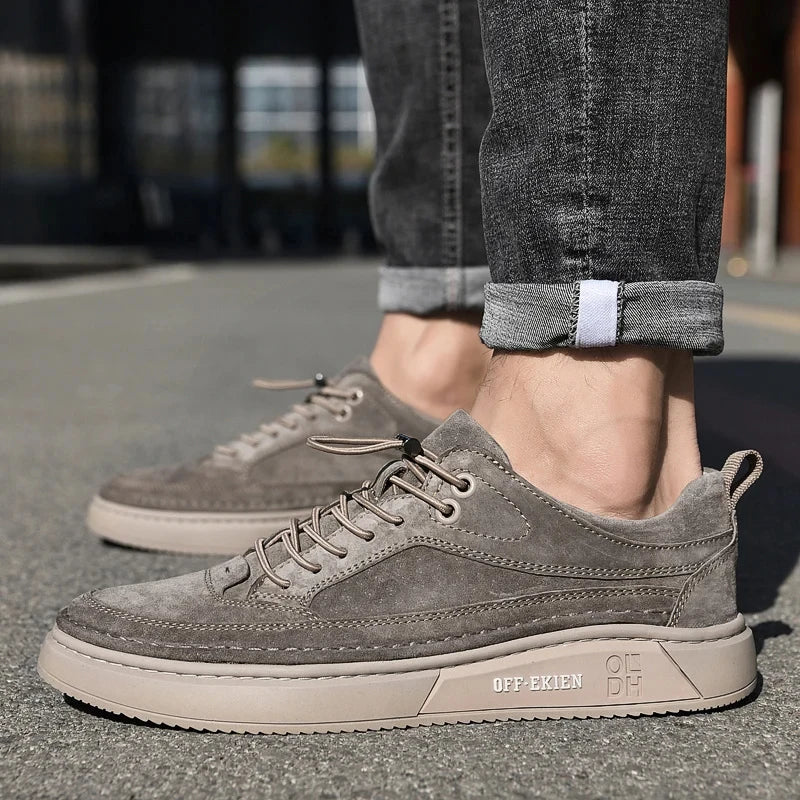 Ténis Casual Urban Denver( Couro Acamurçado Vegan )