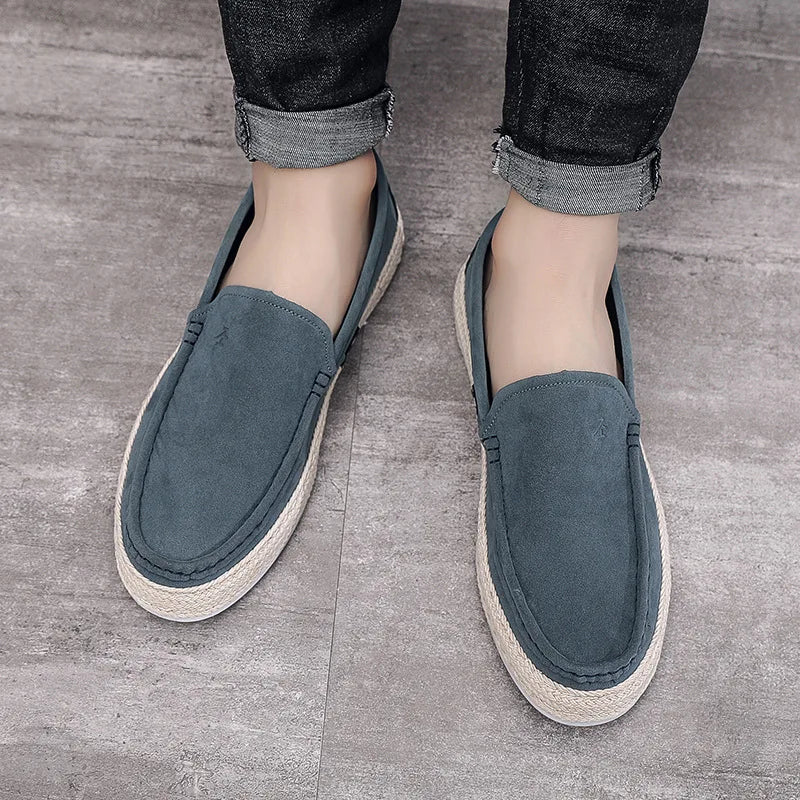 Lusitanna II Classic - Mocassim Masculino de Camurça
