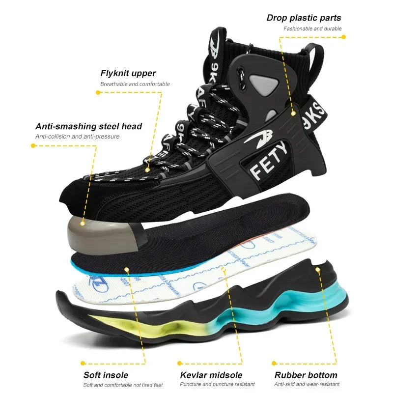 Bota Ténis Fentyx™ Indestrutível ( Calçado de Segurança )