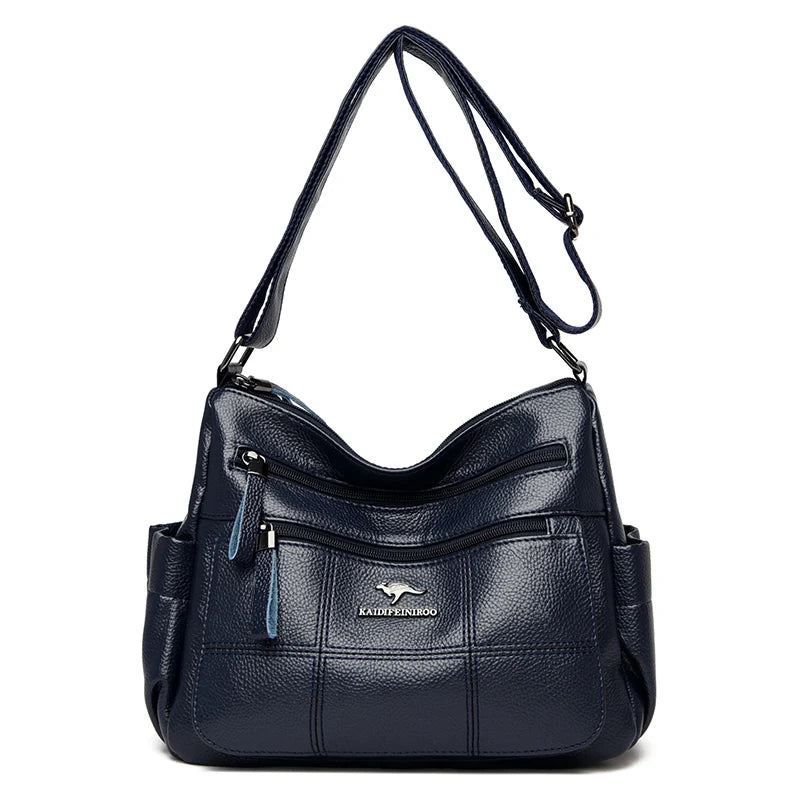 Bolsa “Nappa Lux” – Couro Vegan Impermeável com Estilo Casual Premium