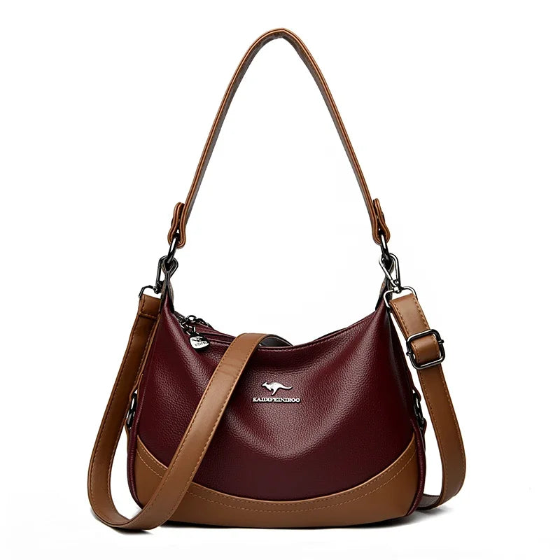 Mala “Luzia” em Couro Premium – Elegância Versátil para o Dia a Dia