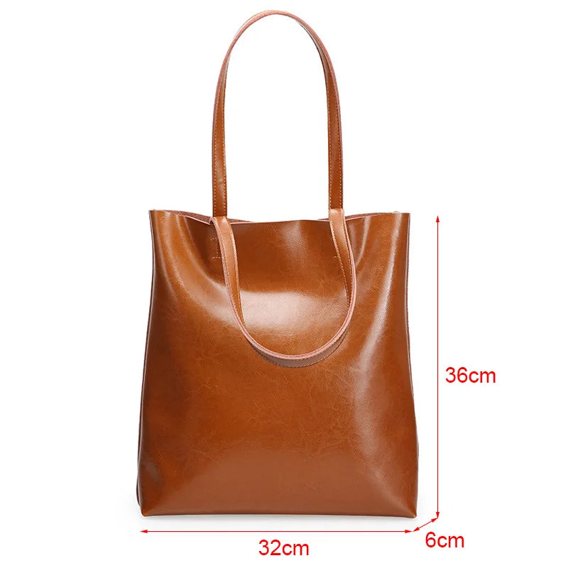 Saco Vintage Farielle – Mala de Ombro em Pele Genuína