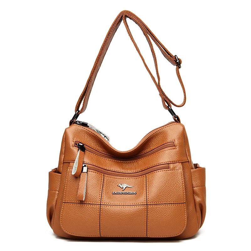 Bolsa “Nappa Lux” – Couro Vegan Impermeável com Estilo Casual Premium