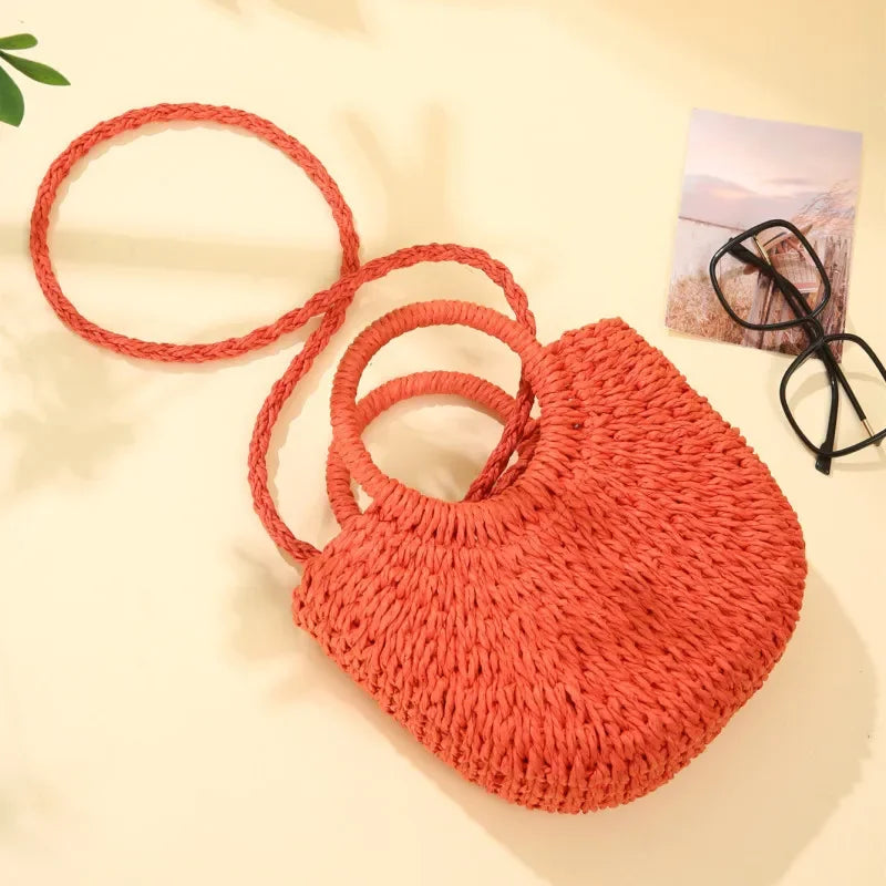 Bolsa de Palha "Meia-Lua de Verão"