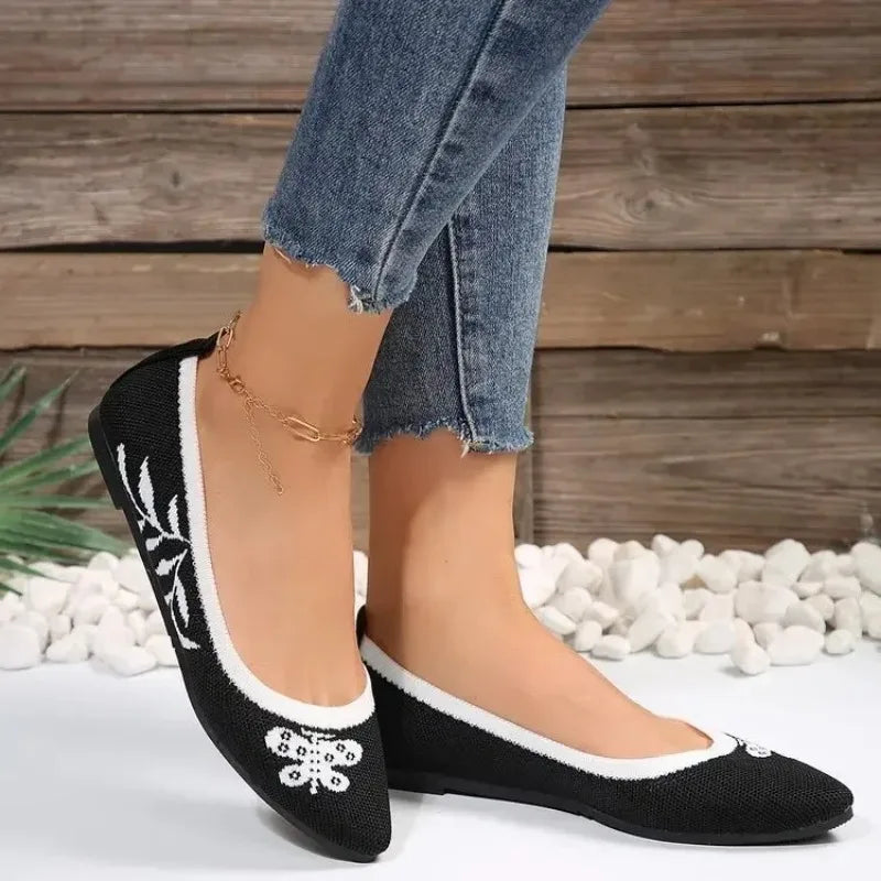 Noir - Sapato estilo bailarina muito elegante e confortável