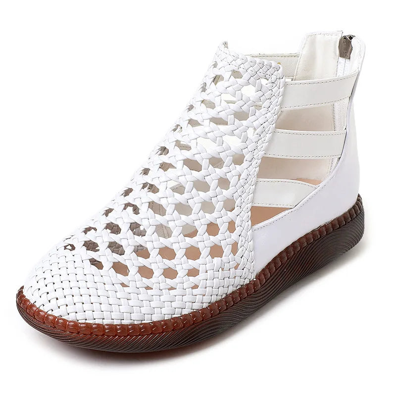 Bota Sandália RAFEZZI Cleópatra - Confortável e elegante ( Pele Genuína )