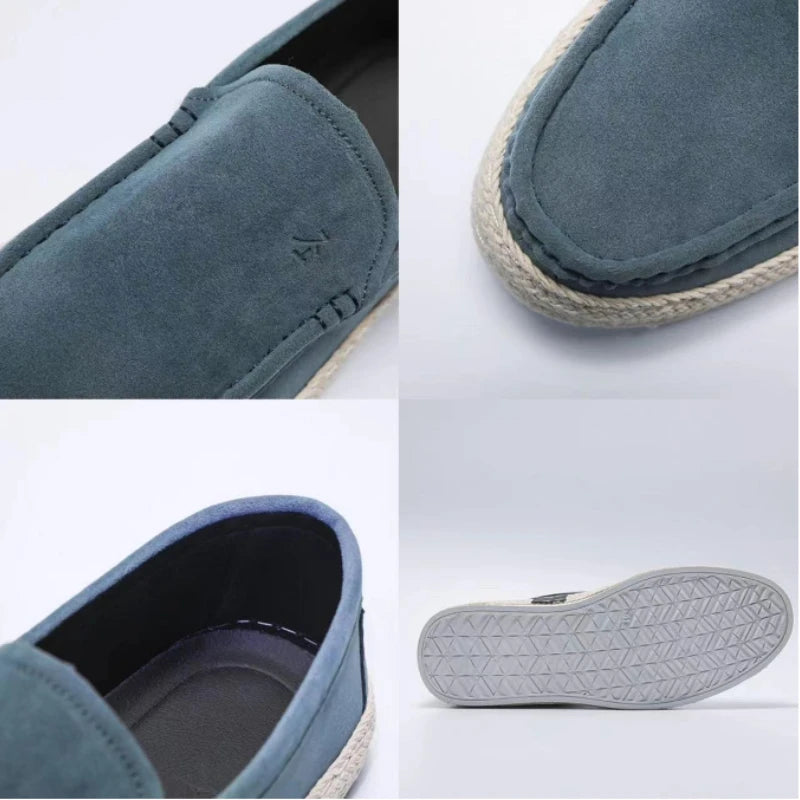 Lusitanna II Classic - Mocassim Masculino de Camurça