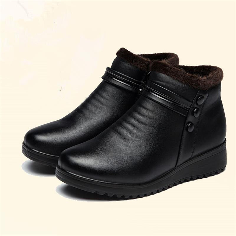 Bota de Outono & Inverno Braga - Impermeável e aveludada