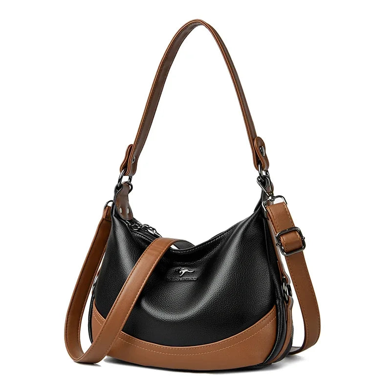 Mala “Luzia” em Couro Premium – Elegância Versátil para o Dia a Dia