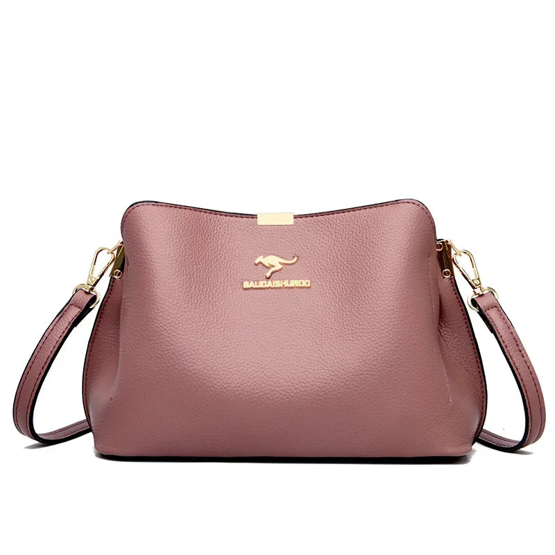 Bolsa Feminina Elegância Três Camadas