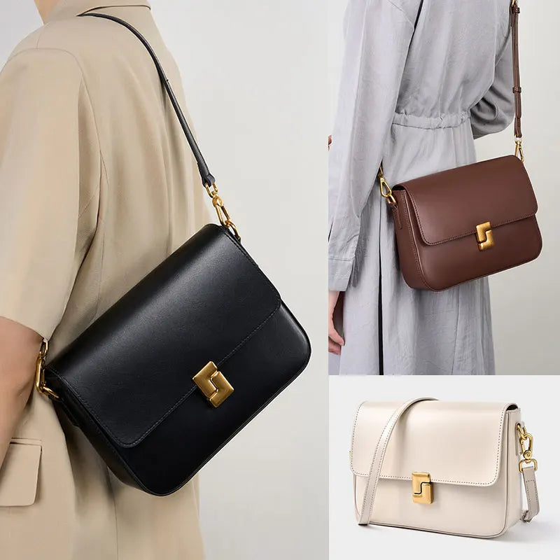 Bolsa Quadrada "Lux Couro Legítimo 2621"