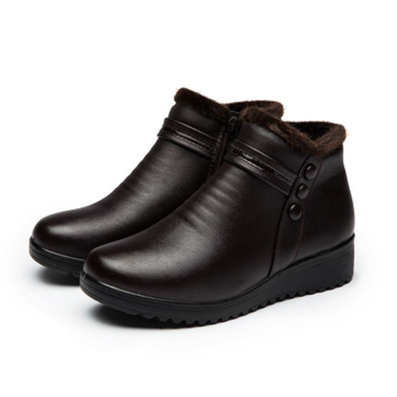 Bota de Outono & Inverno Braga - Impermeável e aveludada