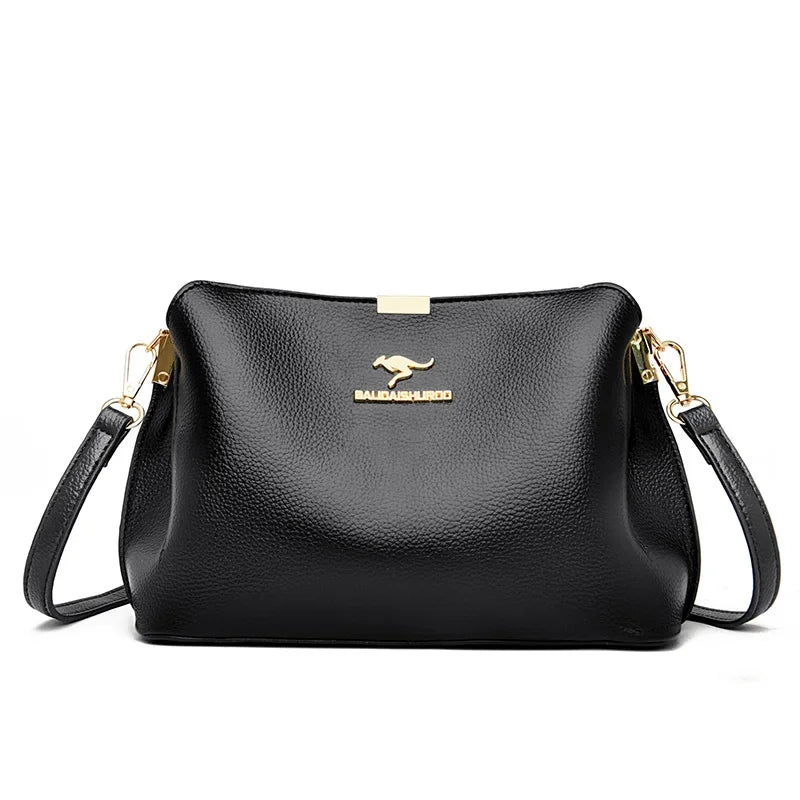 Bolsa Feminina Elegância Três Camadas
