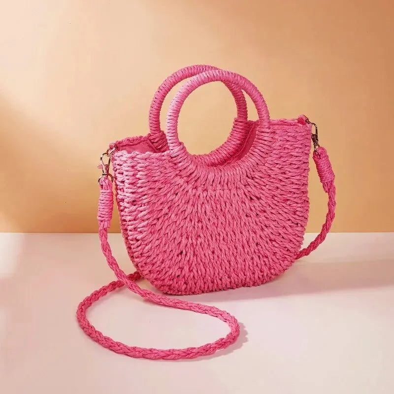 Bolsa de Palha "Meia-Lua de Verão"