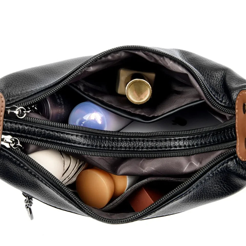 Mala “Luzia” em Couro Premium – Elegância Versátil para o Dia a Dia