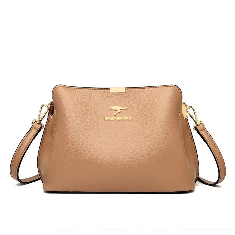 Bolsa Feminina Elegância Três Camadas