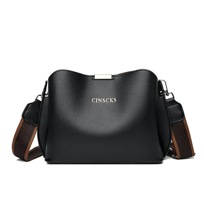 Bolsa Feminina Elegância Três Camadas