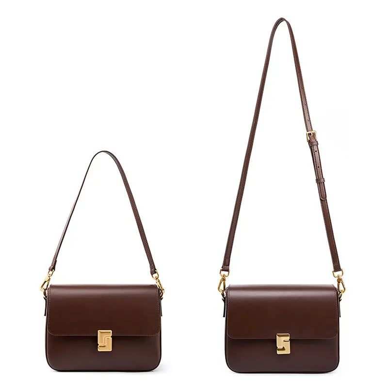 Bolsa Quadrada "Lux Couro Legítimo 2621"