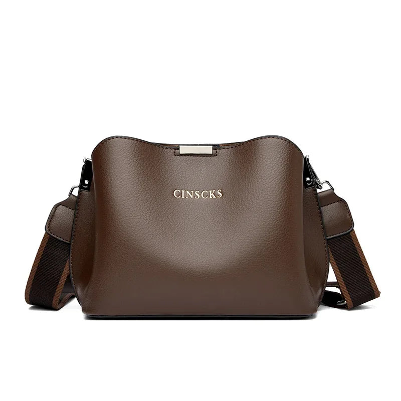 Bolsa Feminina Elegância Três Camadas