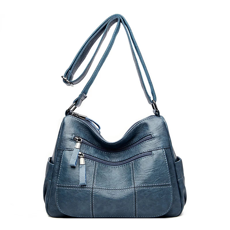 Bolsa “Nappa Lux” – Couro Vegan Impermeável com Estilo Casual Premium