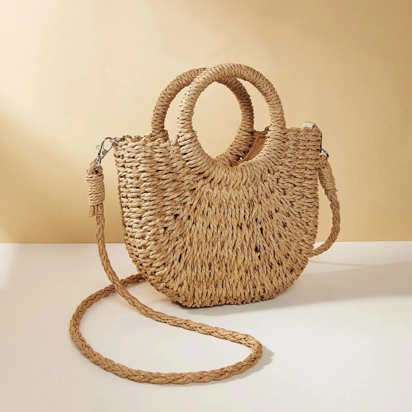 Bolsa de Palha "Meia-Lua de Verão"