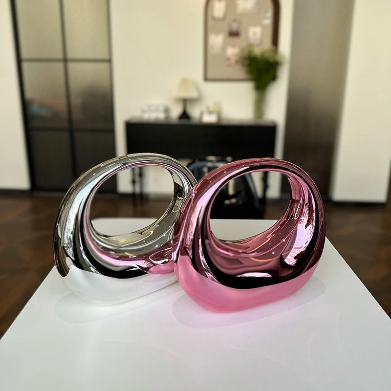 Clutch Dourada Reflexo de Luxo