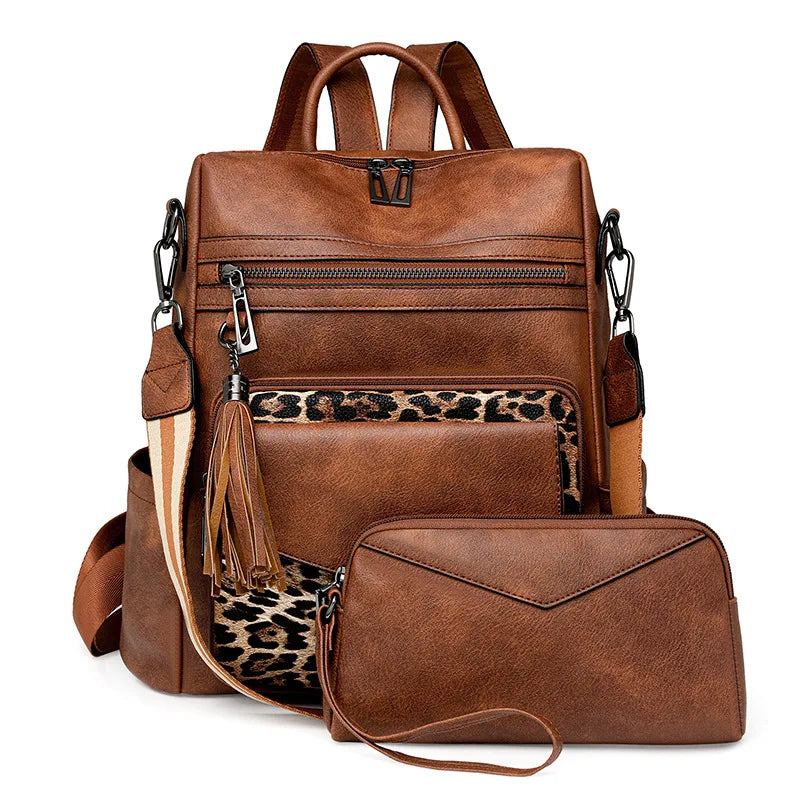 Mochila "Duo Fringe" – Estilo & Versatilidade para Viagem e Dia a Dia