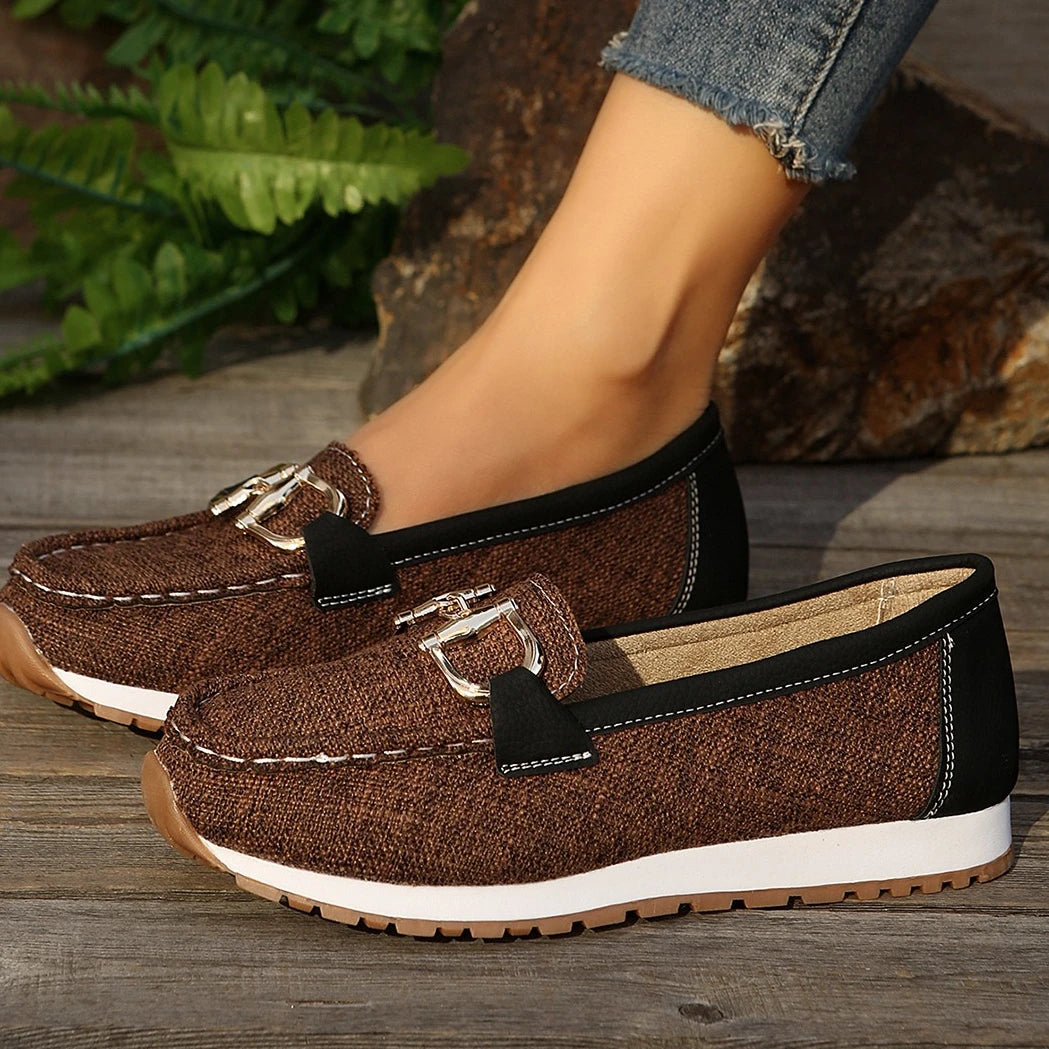 Cristina Marie Chloe - Mocassim casual feminino Super Confortável