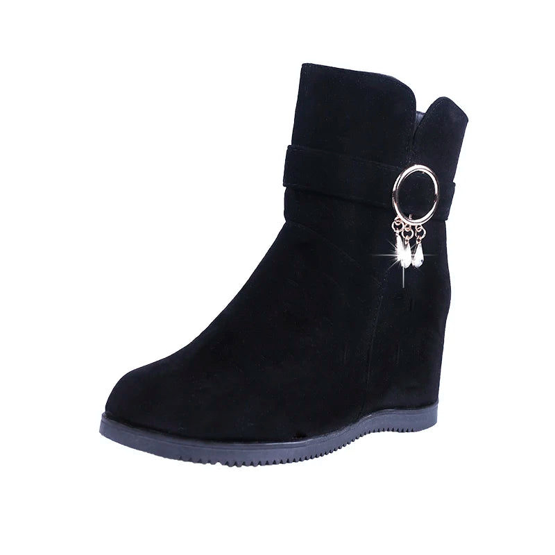 Marselha - Bota Rasa Elegante Confortável e Quentinha