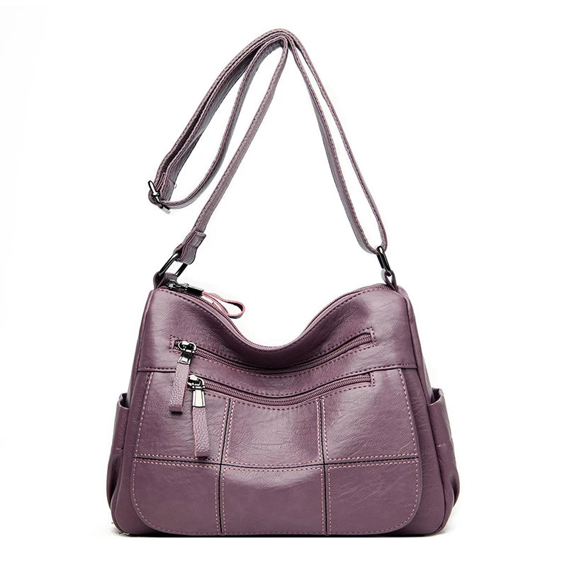 Bolsa “Nappa Lux” – Couro Vegan Impermeável com Estilo Casual Premium