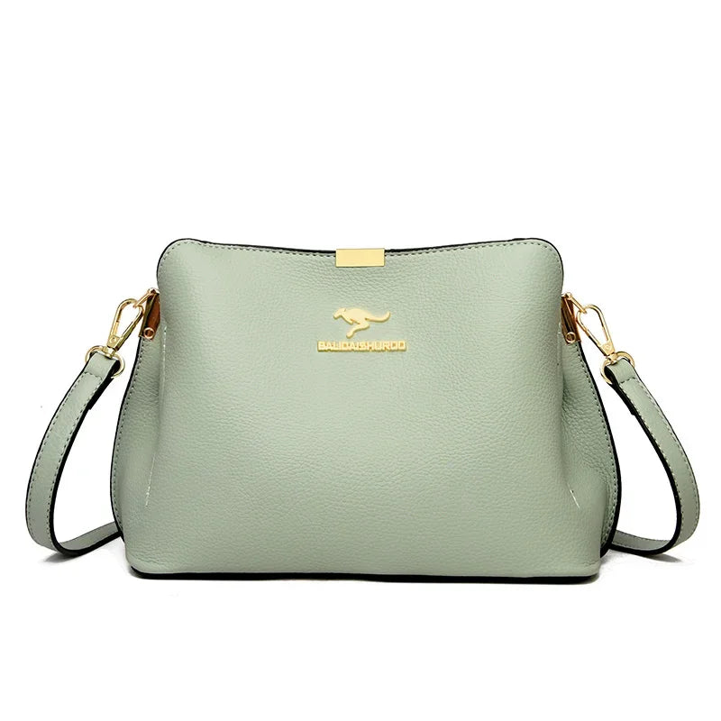 Bolsa Feminina Elegância Três Camadas