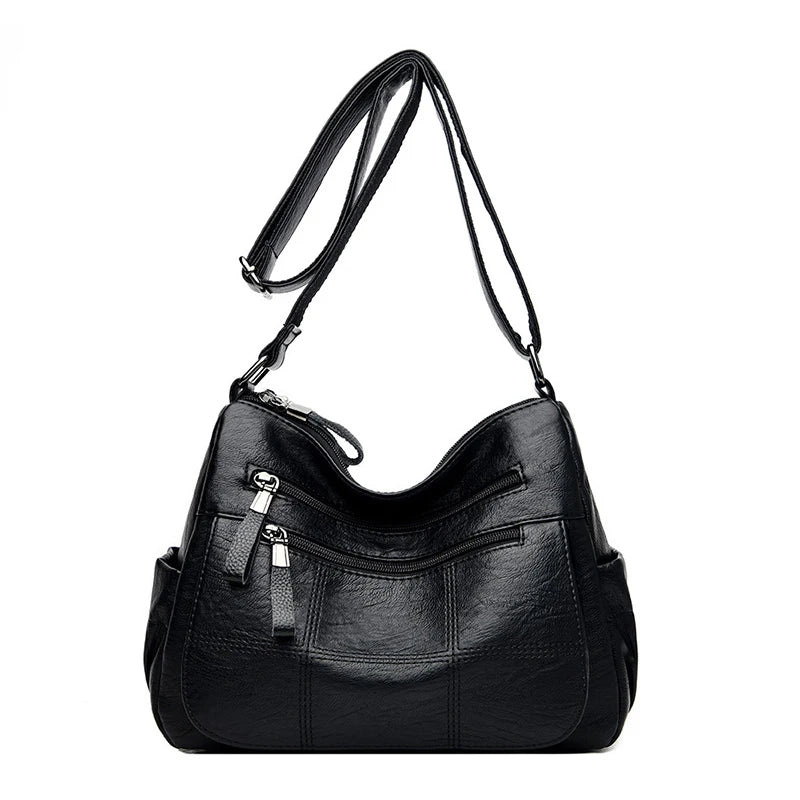 Bolsa “Nappa Lux” – Couro Vegan Impermeável com Estilo Casual Premium
