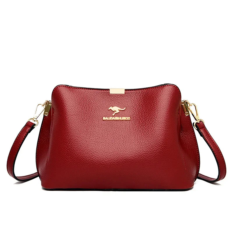 Bolsa Feminina Elegância Três Camadas