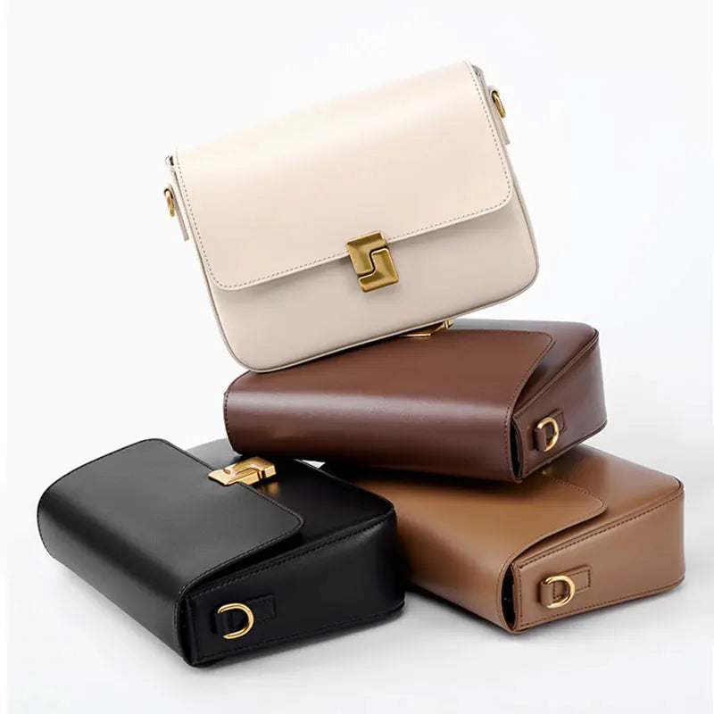 Bolsa Quadrada "Lux Couro Legítimo 2621"