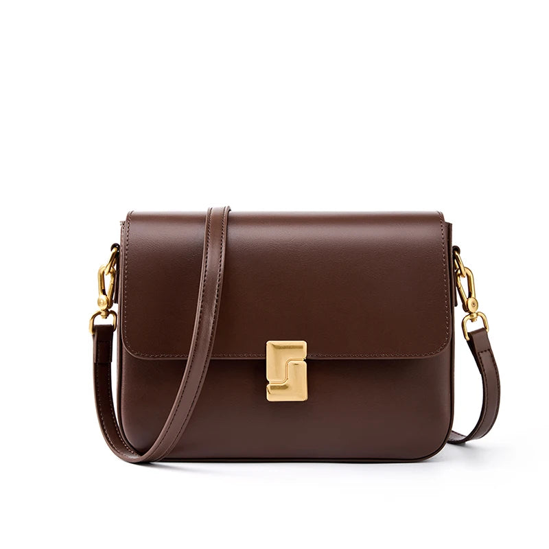 Bolsa Quadrada "Lux Couro Legítimo 2621"