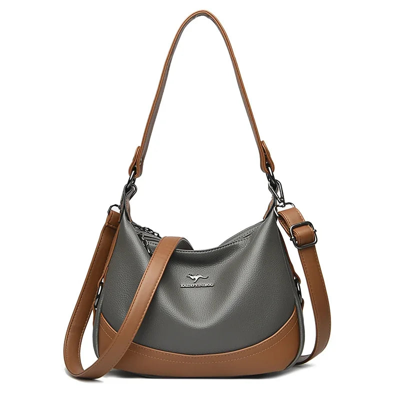Mala “Luzia” em Couro Premium – Elegância Versátil para o Dia a Dia